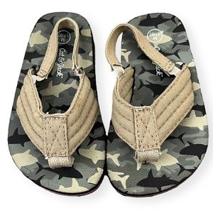 *Never Worn* Cat & Jack Flip-Flops w/ Backstrap, size 7 Infant/8 Toddler